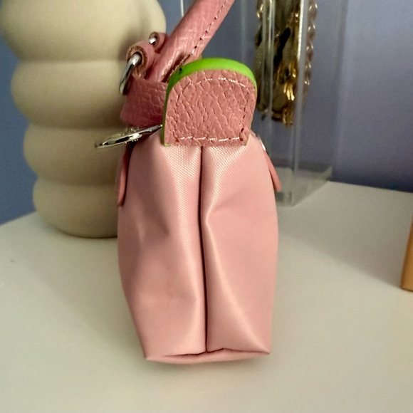 Longchamp Le Pilage Green Line Pouch w/ Handle - Picture 3 of 8